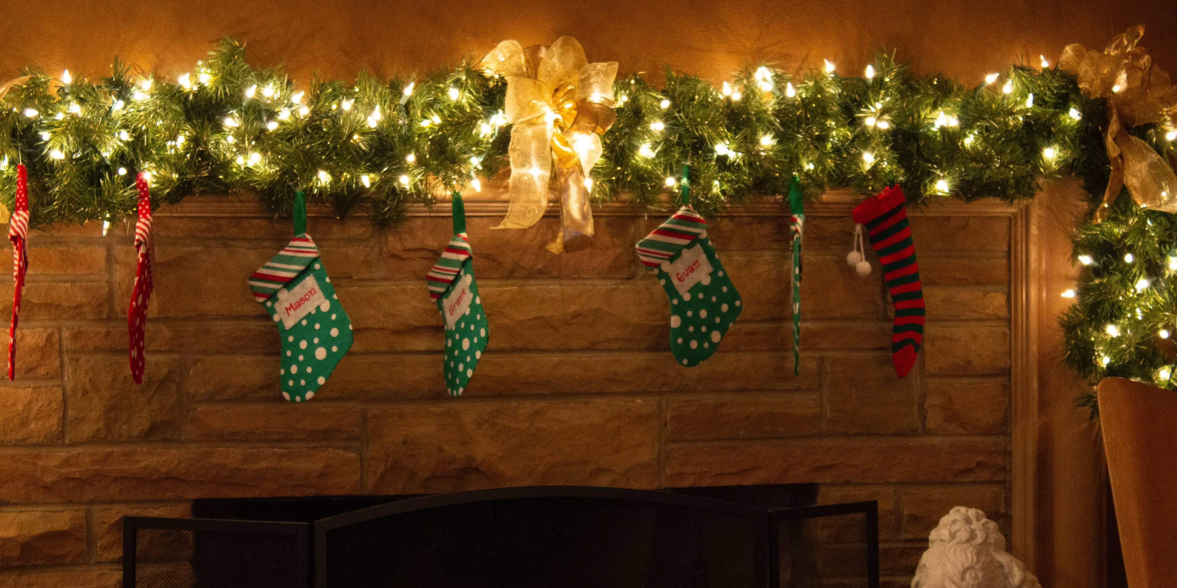christmas fireplace images
