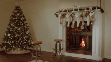 Photo of Festive Ideas for Fireplace Christmas Decorations