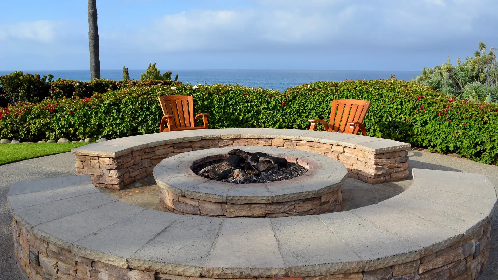 Building Fire Pit On Top Of Concrete Building a fire pit: construction and safety advice